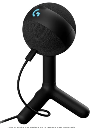 Logitech G Yeti Orb, micrófono condensador RGB con LIGHTSYNC por 40€