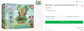 Puzzle 3D Dream Gardens Casa Árbol por 10.5€