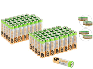GP Alkaline Super Batterij 1.5 V 40x AA en 40x AAA voor €17,95 bij Ibood