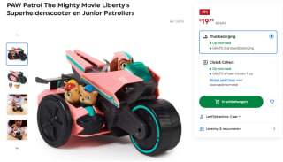 PAW Patrol The Mighty Movie - Motorfiets met Mighty Pups Liberty en Junior Patroller voor €19,99 bij Smythstoys