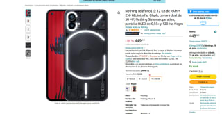 Móvil Nothing Phone 1 12/256GB por 449€