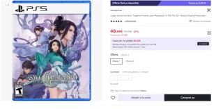 Juego PS5 Sword and Fairy: Together Forever por 40.49€ (Cuenta Nueva 30.49€)