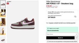 NIKE Air Force 1 '07 voor €52,76 bij Zalando