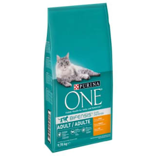 Purina ONE 9.75 kg (7 kg +2.75 kg gratis!) in diverse smaken vanaf €29,43 bij Zooplus