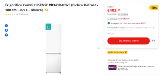Hasta 20% + 15% EXTRA descuento en electrodomésticos en Worten