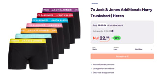 7x Jack & Jones Additionals Harry Trunkshort voor €22,95 bij iBOOD