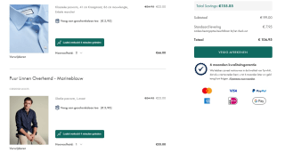 3 overhemden voor €99 bij Charles Tyrwhitt