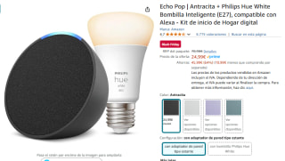 Echo Pop + Philips Hue White o Enchufe inteligente por 24,99€