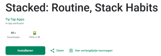 Stacked: Routine, Stack Habits voor lifetime gratis met code