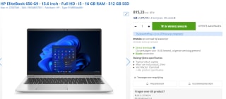 HP EliteBook 650 G9 (5Y489EA) voor €815,23 bij Max ICT