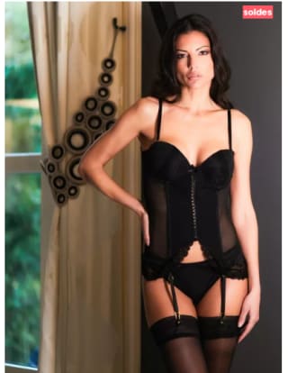 Guêpière Ferveur Mademoiselle Secrète à 24€