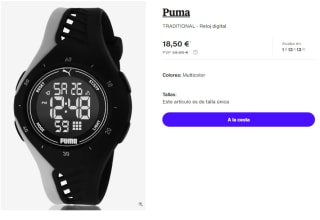 Reloj para Hombre Puma TRADITIONAL por 18.5€