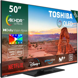 Smart TV Toshiba 50QV3463DG 4K Ultra HD QLED 50" voor €286,18 bij Amazon