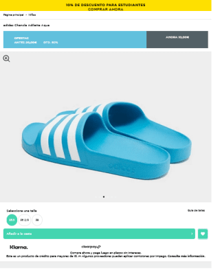 Chanclas Adidas Adilette Aqua Infantil por solo 10€