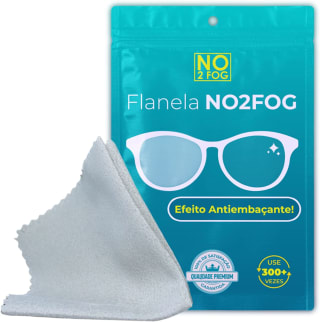 Flanela Antiembaçante da NO2FOG Para Óculos - R$ 10,99