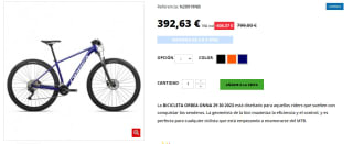 Bicicleta Orbea ONNA 29 30 2023 por 392,63€