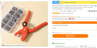 Kit De Herramientas Con Alicates Para Botones De Presión De Metal 50 piezas por 1,97€