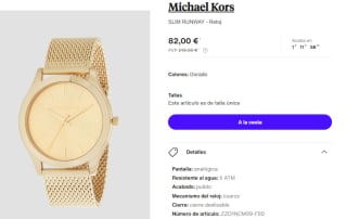 Michael Kors SLIM RUNWAY por 82€