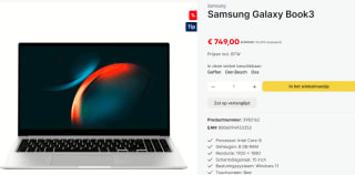 Samsung Galaxy Book3 voor €649 bij Samsung