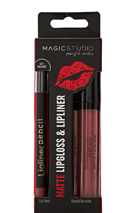 Magic Studio Delineador y brillo de labios mate por 1,95€