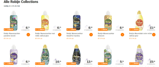 2 + 3 gratis op alle Robijn Collections bij de AH