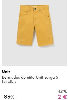 Prendas para niños por 2€ y 3€