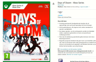 Days of Doom - Microsoft Xbox One - voor €10,57 bij Amazon