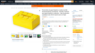 Portarrollos Estilo LEGO de papel higiénico por 7,87€
