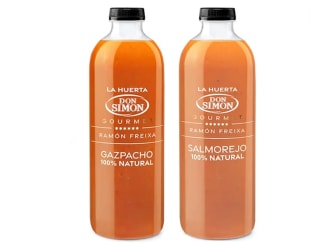 Gazpacho Salmorejo fresco Premium 100% natural 1 litro a tan solo 0,50€