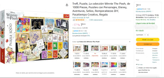 Puzzle 1000 piezas Winnie The Pooh por 7,69€