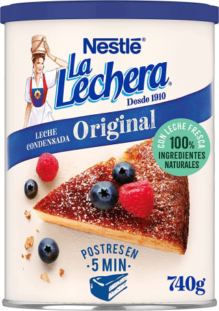 12 Botes de 740g (grandes) de Nestlé La Lechera Leche condensada entera por solo 22€