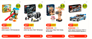 Alle Lego bouwsets 2+1 gratis bij Kruidvat
