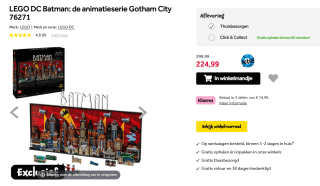 LEGO DC Batman: de animatieserie Gotham City voor €224,99 bij Intertoys