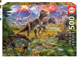 Puzle de dinosaurios de 500 piezas marca educa por sólo 5€