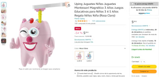 Juguete Montessori Atrapa la oruga por 5,99€