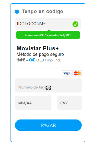 Gratis 1 mes de Movistar+