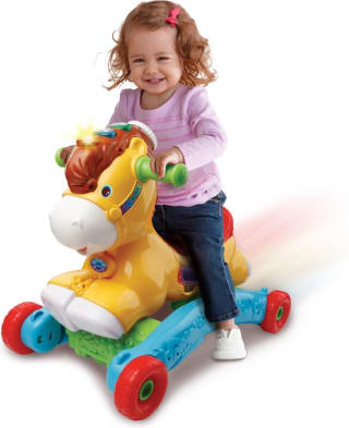 VTech Baby 2 in 1 Hobbelpaard - Interactief Babyspeelgoed voor €34,99 bij Bol