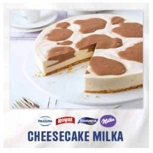 4€ descuento en compra superior a 16€ en los ingredientes de tu CHEESECAKE MILKA