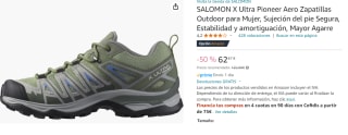 Zapatillas de senderismo para Hombre Salomon X Ultra Pioneer Aero por 62.47€