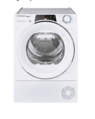 Secadora de condensación 8 kg Candy A+++ ROE H8A3TCEX-S por 499€