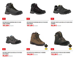 Recopilacion de Calzado de Trekking Marca Bestard al 50% de Descuento en Maspormenos