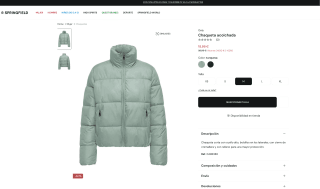 Chaqueta acolchada Only Mujer por 15,99€