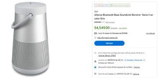 Bocina Bose SoundLink Revolve+ Serie II por $4,549 en Walmart