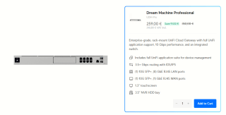 Ubiquiti UniFi Dream Machine Pro - UDM-PRO voor €313,39 bij eu.store.ui.com
