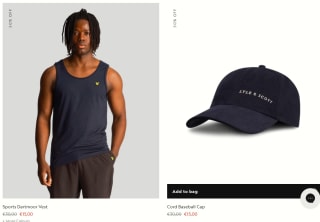 10% extra kassa korting op de Lyle and Scott sale van 50%