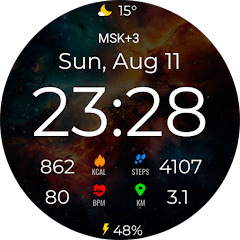 13 gratis Watchfaces Watch face voor Android