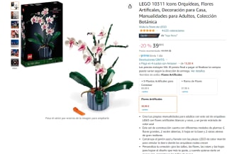 Set Lego Icons Orquídeas por 39,99€