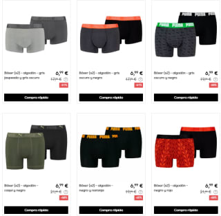 Rebajas hasta 85% Puma ropa interior precios muy buenos