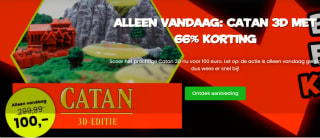 Catan 3D Editie [Nederlandse versie] voor €100 bij 999 games