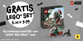Bij aankoop vanaf €30 aan geselecteerde LEGO sets ontvang je een Gratis LEGO set